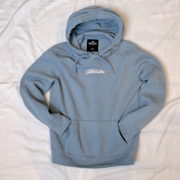 Hollister Men’s XS Light Blue Hoodie - Picture 3 of 4